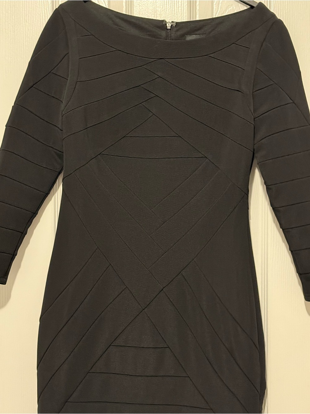 Just Cavalli Black Paneled Midi Dress